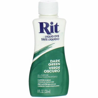 Rit All-Purpose Liquid Dye, Dark Green, 8 fl oz - Image 1 of 4