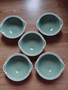 Five (5) Harker Pottery Harkerware Dishware Small Bowls - Picture 1 of 4
