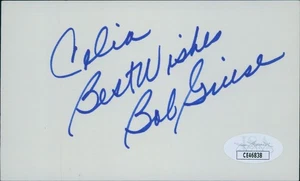 Bob Griese Miami Dolphins Signed 3x5 Index Card JSA Authenticated Personalized - Picture 1 of 2