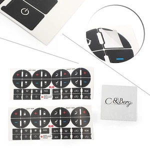 AC Button Repair Kit Decal Stickers Dash Replacement fit Chevy GMC 2007-2013 Car - Picture 1 of 7
