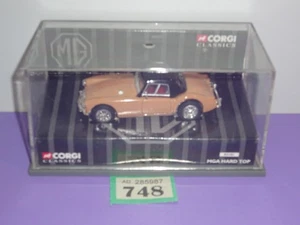Corgi Classics MGA HARDTOP 03101 BLACK ROOF GOLD BIEGE BOXED - Picture 1 of 5