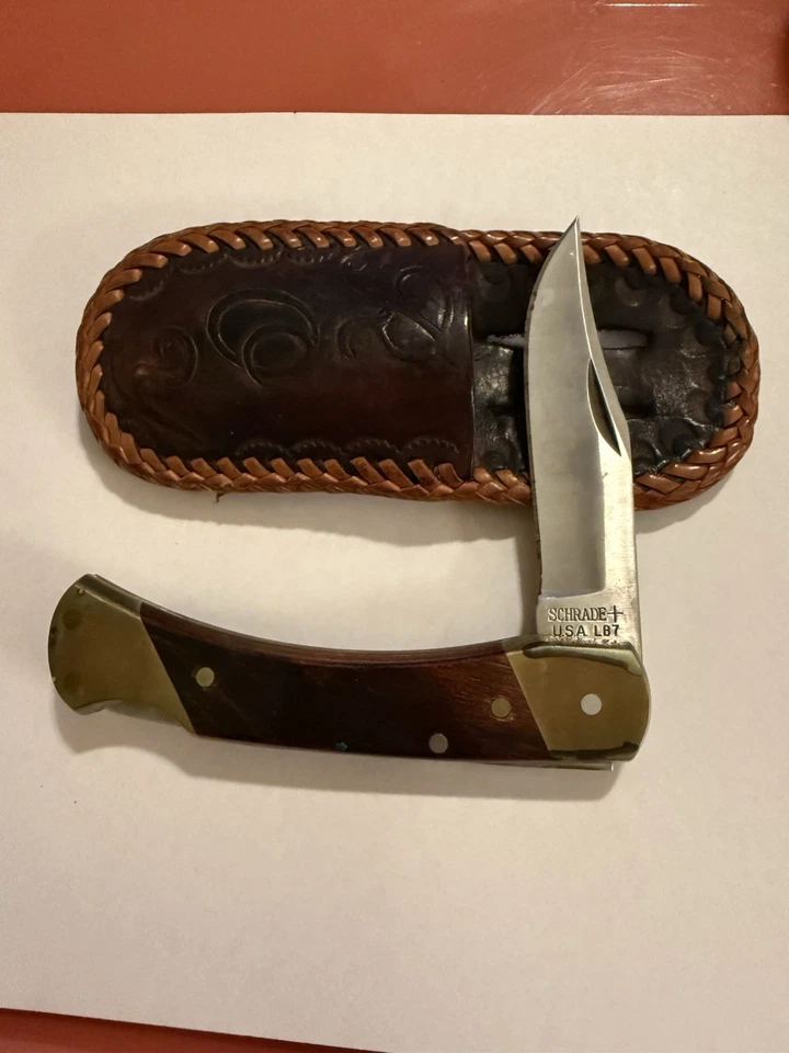 Vintage Schrade Uncle Henry LB7 Folding Hunter Lockback Knife - Image 1 of 1