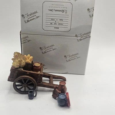 "Juego de carro de cosecha de 5"" belén romano Fontanini 2000 65033 conjunto exclusivo de club caja" Foto 1 de 4