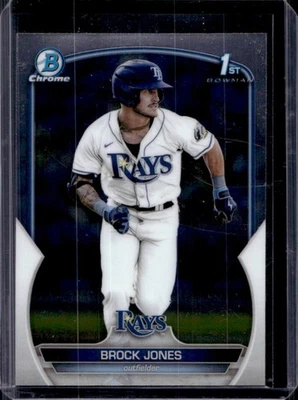 2023 Bowman Brock Jones Chrome 1st #BCP-115 Rays - Image 1 of 2