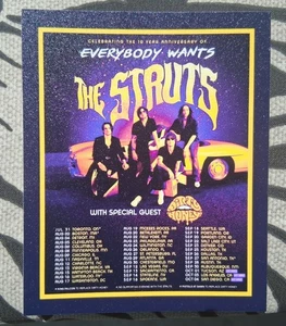 Imán Promocional The STRUTS 2025 Tour - 10º Aniversario de 'Everybody Wants' con FECHAS  - Imagen 1 de 4