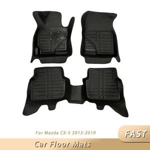 Stain-Resistant Custom Car Floor Mats Washable Liner For Mazda CX-5 2013-2019 US - Bild 1 von 17