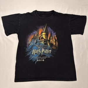 Maglietta Wizarding World of Harry Potter Universal Studios Hollywood apertura taglia M - Foto 1 di 8
