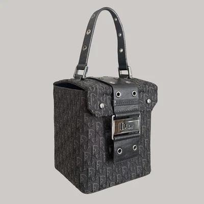 CHRISTIAN DIOR Galliano diorissimo canvas street chic vanity trotter bag Y2K - Image 1 of 4
