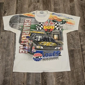 Camiseta Vintage 1999 Coca Cola Grande 600 Charlotte Nascar Racing Estampado Completo - Imagen 1 de 13