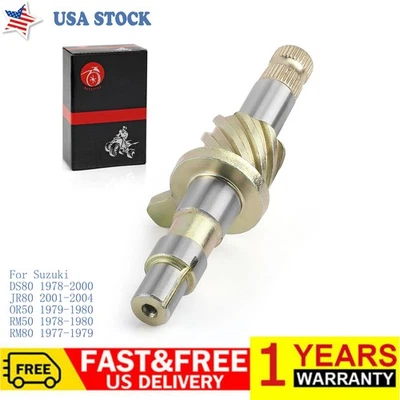 Eje de arranque para Suzuki OR50 1979-1980 RM50 1978-80 RM80 1977-79 26210-46001 Foto 1 de 4