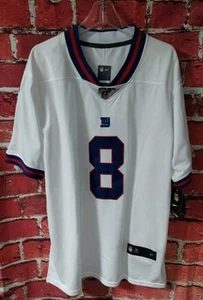 New York Giants Daniel Jones #8 Nike On Field Football Jersey White Mens Size XL - Picture 1 of 5