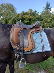 Barefoot Sattel Barydale  Gr.2 braun Baumlos Physiopad mit SteigbügelriemenBügel - Bild 1 von 16