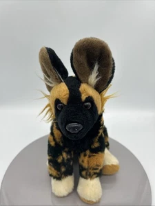 Wild Republic African Wild Painted Dog 9" Plush Stuffed Animal Toy - Picture 1 of 8