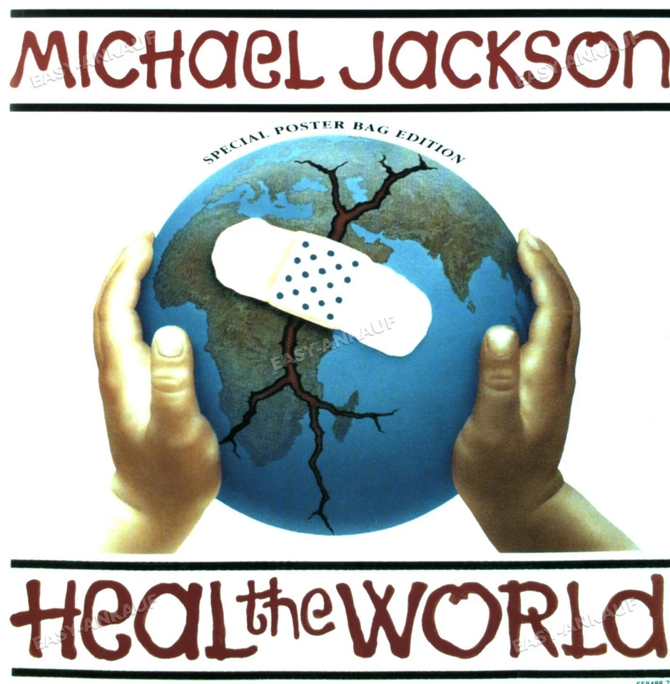 Michael Jackson - Heal The World 7in (VG+/VG+) ' - Image 1 of 1