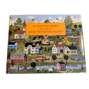 An American Jubilee The Art of Jane Wooster Scott Book HC DJ Hand Signed - Foto 1 di 15