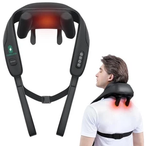 Neck Massager, Cordless 4D 6 Massage Nodes Deep Tissue Kneading Massage for P... - Picture 1 of 7