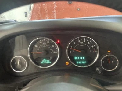 Used Speedometer Gauge fits: 2015 Jeep Wrangler cluster Sahara 100 MPH w/vehicle - Image 1 of 4