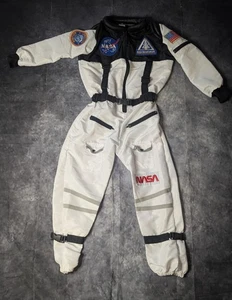 NASA Astronaut USA Flight Suit White Black Play Kid's Size 4T Halloween Costume - Picture 1 of 9