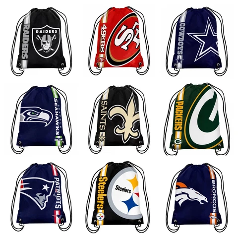NFL Team Drawstring backpack / Gym bag Cover