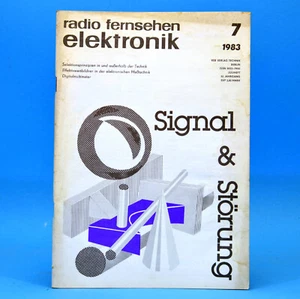 DDR radio fernsehen elektronik 7 1983 Fernsehempfänger Victoria 4279 A 1 - Bild 1 von 1
