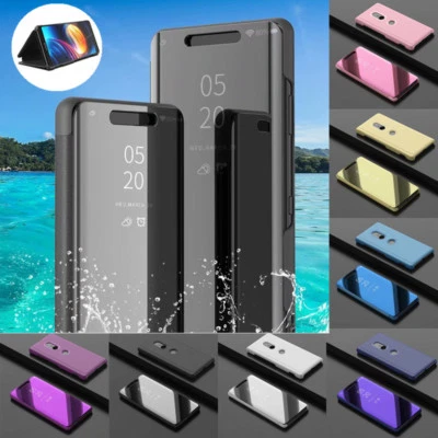 Flip Mirror View Phone Case For Samsung S26 S25 S24 S23 S22 S21 S20 S10 Note 20 - Image 1 of 4