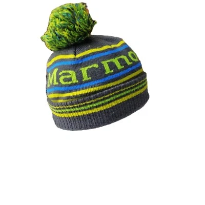 Шляпа-помпон ретро Marmot — один размер подходит большинству (детям) - Изображение 1 из 4