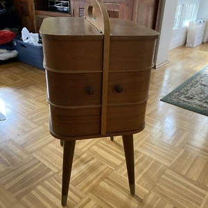 Nähkasten scandinavisch dänish vintage Teak Holz - Bild 1 von 24