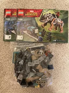 LEGO 76099 Marvel Super Heroes Black Panther Rhino Face-Off by the Mine 86% - Picture 1 of 2