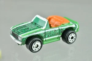 Micro Machines Chevrolet Camaro Green 68 Chevy Convertible Galoob Vintage - Picture 1 of 4