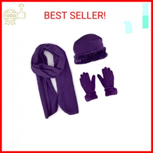 Women's Warm Fleece Winter - Women's Hat and Glove Set + Hats Gloves Scarves for - Picture 1 of 2