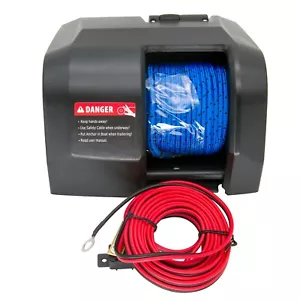 Boat Anchor Winch Electric Saltwater Freshwater Winch Wireless Remote Control 25 - Picture 1 of 8