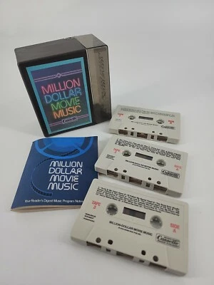 Reader's Digest Million Dollar Movie Music Collection 3 Cassettes Booklet 1980 - Image 1 of 4
