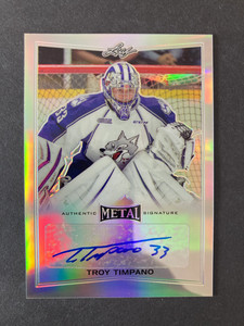 Troy Timpano Leaf Authentic Metal Signature #BA-TTI CHL Sudbury Wolves Autograph
