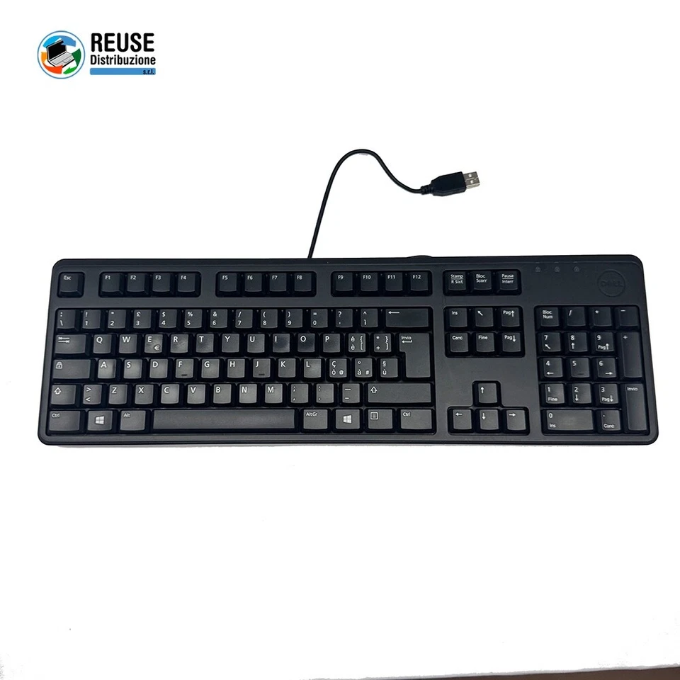 Tastiera DELL Originale  Italiana, USB nera,  DP/N 0DJ507 (ref.) - Immagine 1 di 1