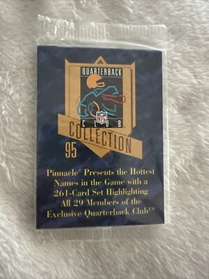 1995 Pinnacle Club Collection Arms Race #AR11 *промо* Drew Bledsoe запечатанная упаковка! - Изображение 1 из 2