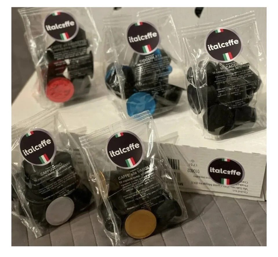 Coffee capsules nespresso compatible made in Italy 100 units - Image 1 of 4