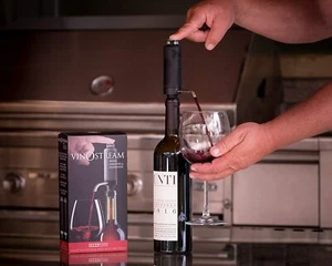 Cork Pops Vinostream 2-in-1 Wine Aerator & Dispenser, 9" - Picture 1 of 2