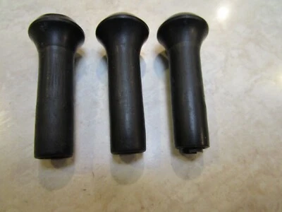 Perillas de bloqueo de puerta Mopar Dodge Plymouth - negras - se adapta a Dodge Dart 1965 y más Foto 1 de 3