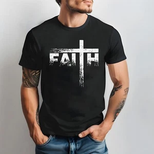 Faith Christian Jesus Short Sleeve T-shirt - Picture 1 of 7