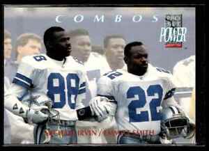 1992 Proset Power Combos Michael Irvin / Emmitt Smith 5/10 Dallas Cowboys #5