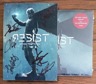 WITHIN TEMPTATION Resist SIGNED CD *New/Sealed* Autographed Sharon den Adel +5 - Image 1 of 4