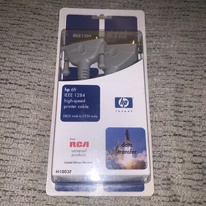 HP 6ft IEEE 1284 HIGH-SPEED PRINTER CABLE NEW. DB25 Male To CE36 Male - Picture 1 of 2