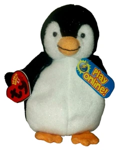 Juguete de peluche Ty Beanie Baby BB 2.0 - CHILL the Penguin (6 pulgadas) MWMTs - Imagen 1 de 6
