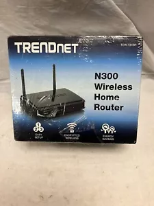NUEVO EN CAJA-TRENDnet TEW-731BR 4 puertos inalámbrico 300 Mbps Home Router - Negro - Imagen 1 de 7