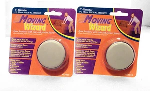 Zwei MOVING WIZARD ZWEI (2) Zoll Scheiben bewegen Möbelgleiter schützen Böden - Bild 1 von 2
