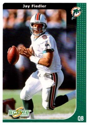 2002 Score Jay Fiedler Miami Dolphins #117 - Image 1 of 2