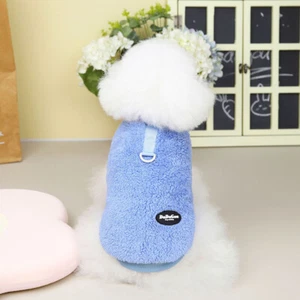 PetDog Cat Warm Fleece Vest Clothes Coat Puppy Small Dog T Shirt Sweater Jacket↟ - Picture 1 of 15