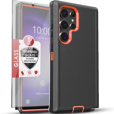 Funda para teléfono Samsung Galaxy S25 Ultra S24 S23 Plus S22 S21 S20 FE + vidrio Foto 1 de 4