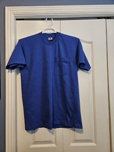 VINTAGE 90s Falcon Jet T Shirt Mens Large Blue XL logo on back - Picture 1 of 4