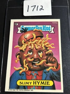 1988 Topps Garbage Pail Kids Card GPK Series 15 OS15 584a Slimy Hymie NDC NrMT - Bild 1 von 3